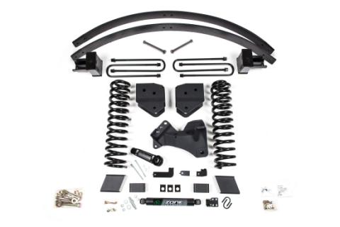 17-19 Ford F-250/F-350 Super Duty 6 Inch Lift Kit 3 Inch Rear Block Diesel 3 Leaf Main No Shocks Zone Offroad