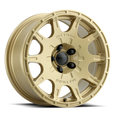 Aluminum Wheels 15x7 Rally VT-Spec MR502 Bolt Pattern 5 On 100 Offset 15 Lip Size 0 Gold GD Method