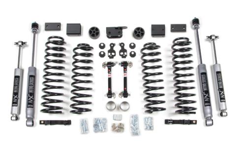 3 Inch Lift Kit Jeep Wrangler JK 12-18 4-Door Sway Bar Fixed Links Fox 2.0 Performance Shocks