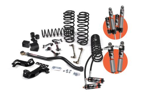2018-2024 Jeep Wrangler JL J-Kontrol 3 Inch Lift Kit 2 Door w/Fox Adventure Series Shocks HD Rate Coils JSPEC