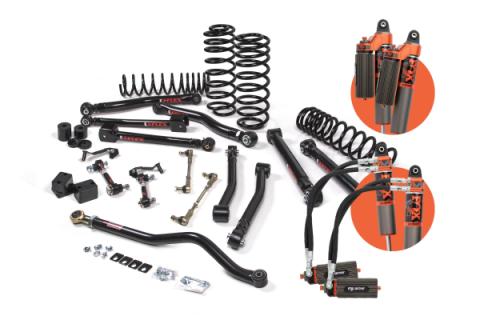 2018-2024 Jeep Wrangler JL J-Krawl 3 Inch Lift Kit 2 Door w/Fox Adventure Series Shocks Standard Rate Coils JSPEC