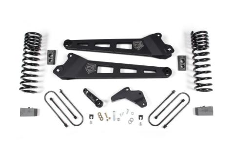 13-18 RAM 3500 4 Inch Replacement Radius Arm Lift Kit Gas 2 Inch Rear Block No Shocks Zone Offroad