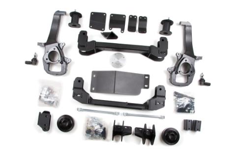 2012 RAM 1500 4 Inch Front 4 Inch Rear Lift Kit No Shocks Zone Offroad