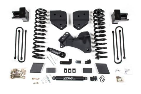 17-19 Ford F-250/350 Super Duty 4 Inch Lift Kit 2 Inch Rear Block Gas 2 Leaf Main No Shocks Zone Offroad
