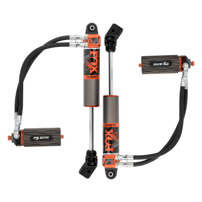 2018-2024 Jeep JL Front Internal Bypass Factory Race 3.0 Remote Reservoir 8.8 Inch 2-3 Inch Lift Dual Speed Compression Adjuster Fox Offroad Shocks