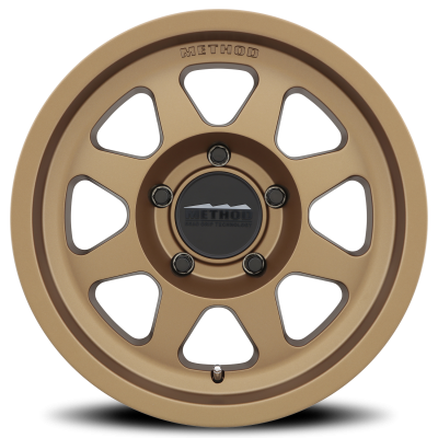 Aluminum Wheels 17x9 Bead Grip MR701 Bolt Pattern 5 On 127 Offset -12 Lip Size 1.97 Method Bronze BRZ Method