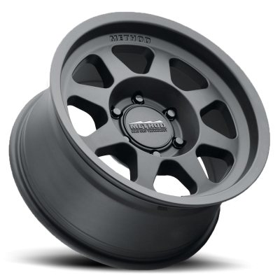 Aluminum Wheels 18x9 Bead Grip MR701 Bolt Pattern 6 On 135 Offset 18 Lip Size 1.81 Matte Black MB Method