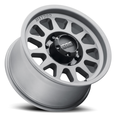 Aluminum Wheels 17x9 Bead Grip MR704 Bolt Pattern 8 On 165.1 Offset 18 Lip Size 1.77 Titanium SL Method