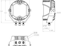 LP4 Pro LED Driving/Combo Baja Amber Lens Pair Baja Designs