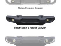 Jeep JL Fog Pocket Kit 2018 Wrangler JL Squadron Sport Series Baja Designs