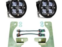 Jeep JL Fog Light Squadron-R 18-Pres Wrangler JL Rubicon Fog Pocket Kit Baja Designs Baja Designs