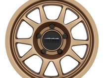 Aluminum Wheels 17x7.5 Bead Grip MR702 Bolt Pattern 5 On 130 Offset 50 Lip Size 1.18 Method Bronze BRZ Method
